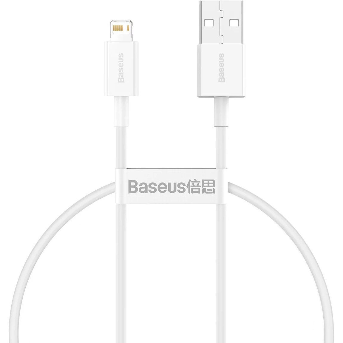 Кабель BASEUS Superior Series Fast Charging Data Cable USB to iP 2.4A 0.25м White (CALYS-02)