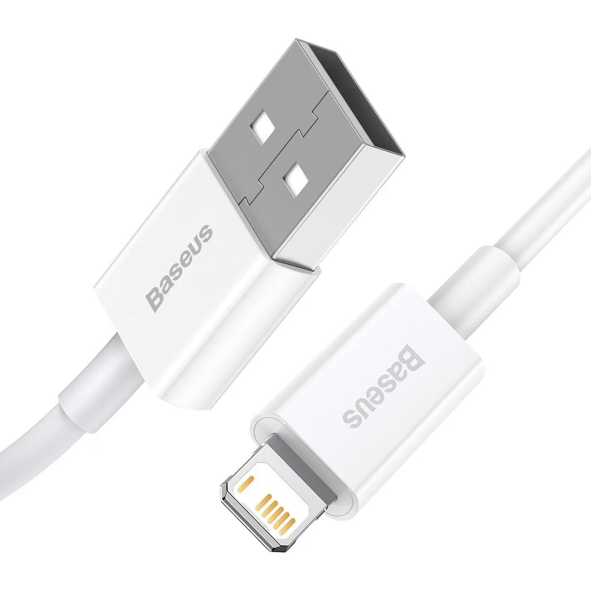 Кабель BASEUS Superior Series Fast Charging Data Cable USB to iP 2.4A 0.25м White (CALYS-02)