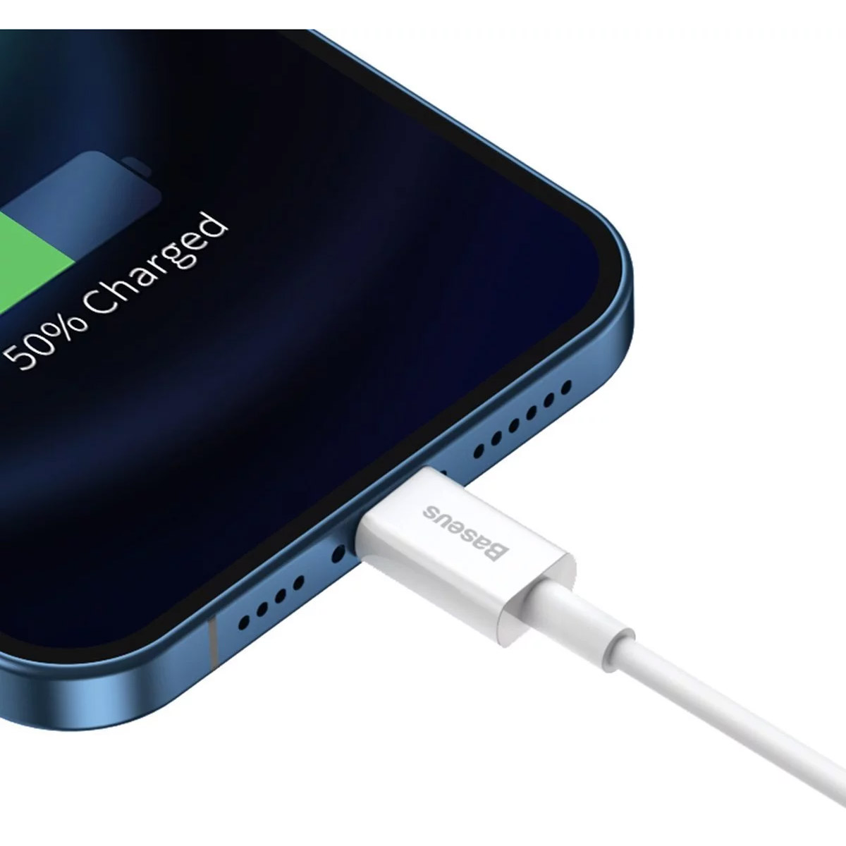 Кабель BASEUS Superior Series Fast Charging Data Cable USB to iP 2.4A 0.25м White (CALYS-02)