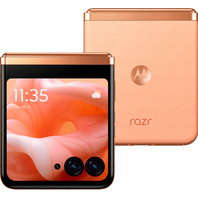 Смартфон MOTOROLA Razr 40 Ultra 8/256GB Peach Fuzz (PAX40079RS)