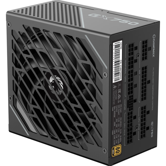 Блок питания 750W GAMEMAX GX-750 Pro ATX3.0 PCIe5.0 Black