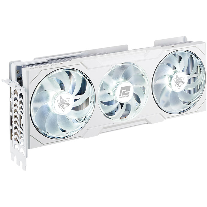 Видеокарта POWERCOLOR Hellhound Spectral White AMD Radeon RX 7900 XT 20GB GDDR6 (RX 7900 XT 20G-L/OC/WHITE)