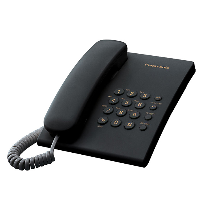 Проводной телефон PANASONIC KX-TS2350 Black