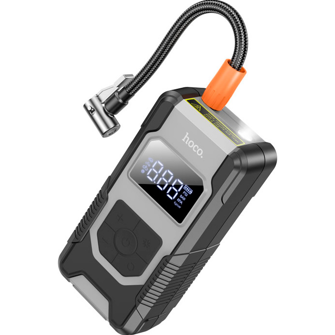 Автокомпрессор HOCO DPH04 Car Portable Smart Air Pump Black