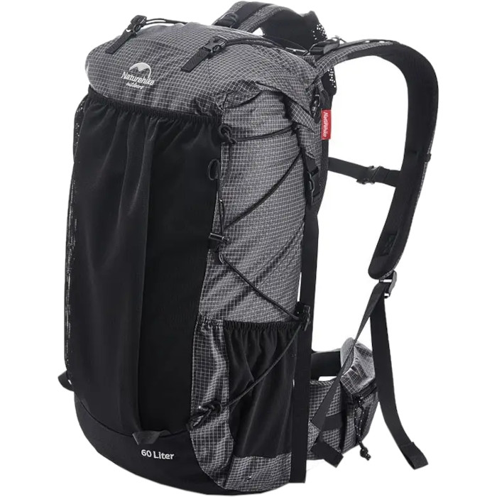 Туристический рюкзак NATUREHIKE Rock Hiking Backpack 60+5L Graphite (NH19BP095)