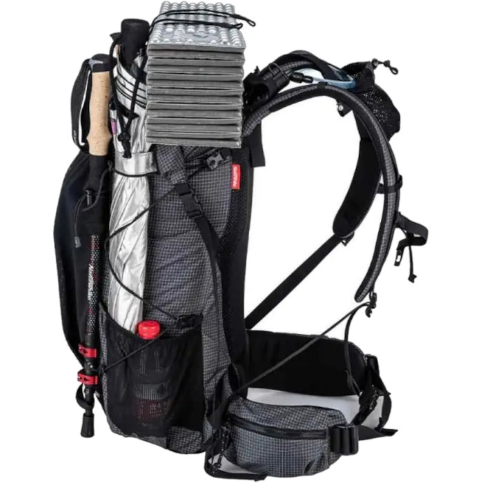 Туристичний рюкзак NATUREHIKE Rock Hiking Backpack 60+5L Graphite (NH19BP095)