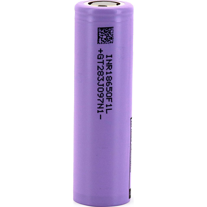 Акумулятор LG Li-Ion 18650 3350mAh 3.7V FlatTop Purple (INR18650 F1L)
