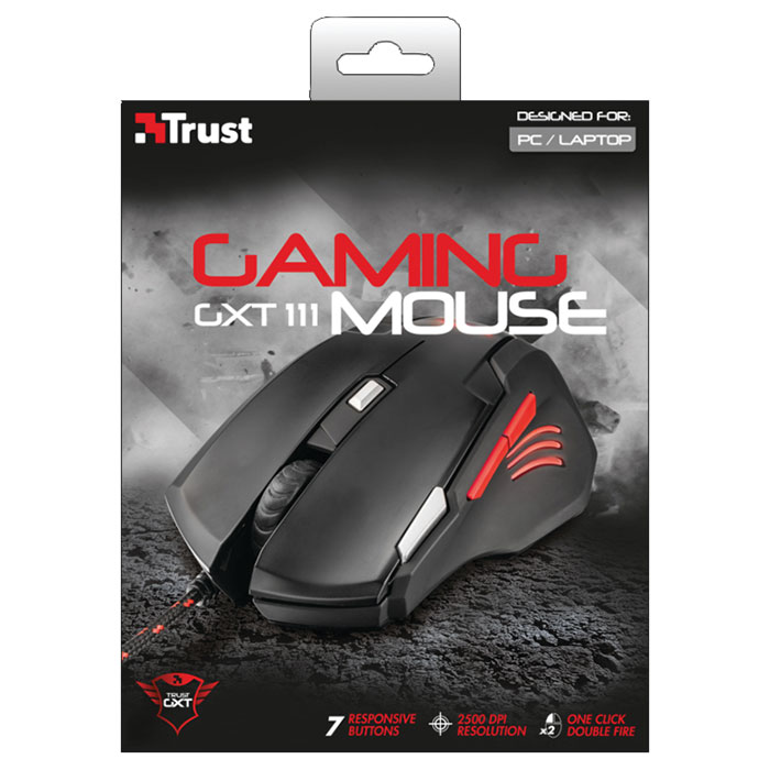 Мышь игровая TRUST Gaming GXT 111 Neebo Black (21090)