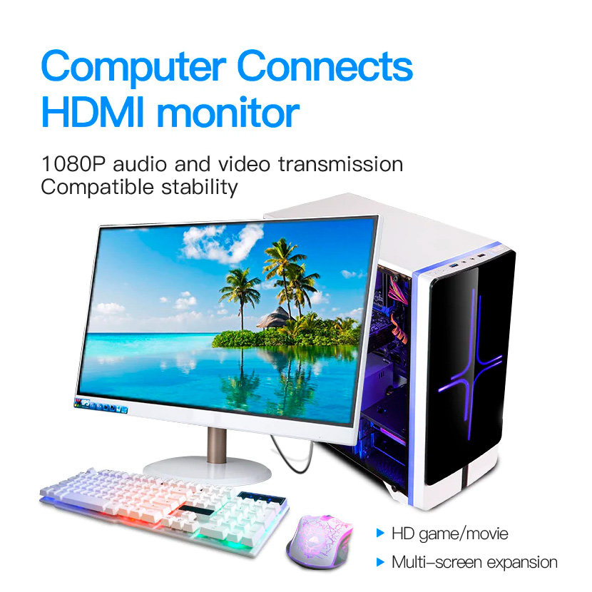 Кабель VENTION DisplayPort to HDMI Cable DisplayPort - HDMI v1.4 1.5м Black (HADBG)