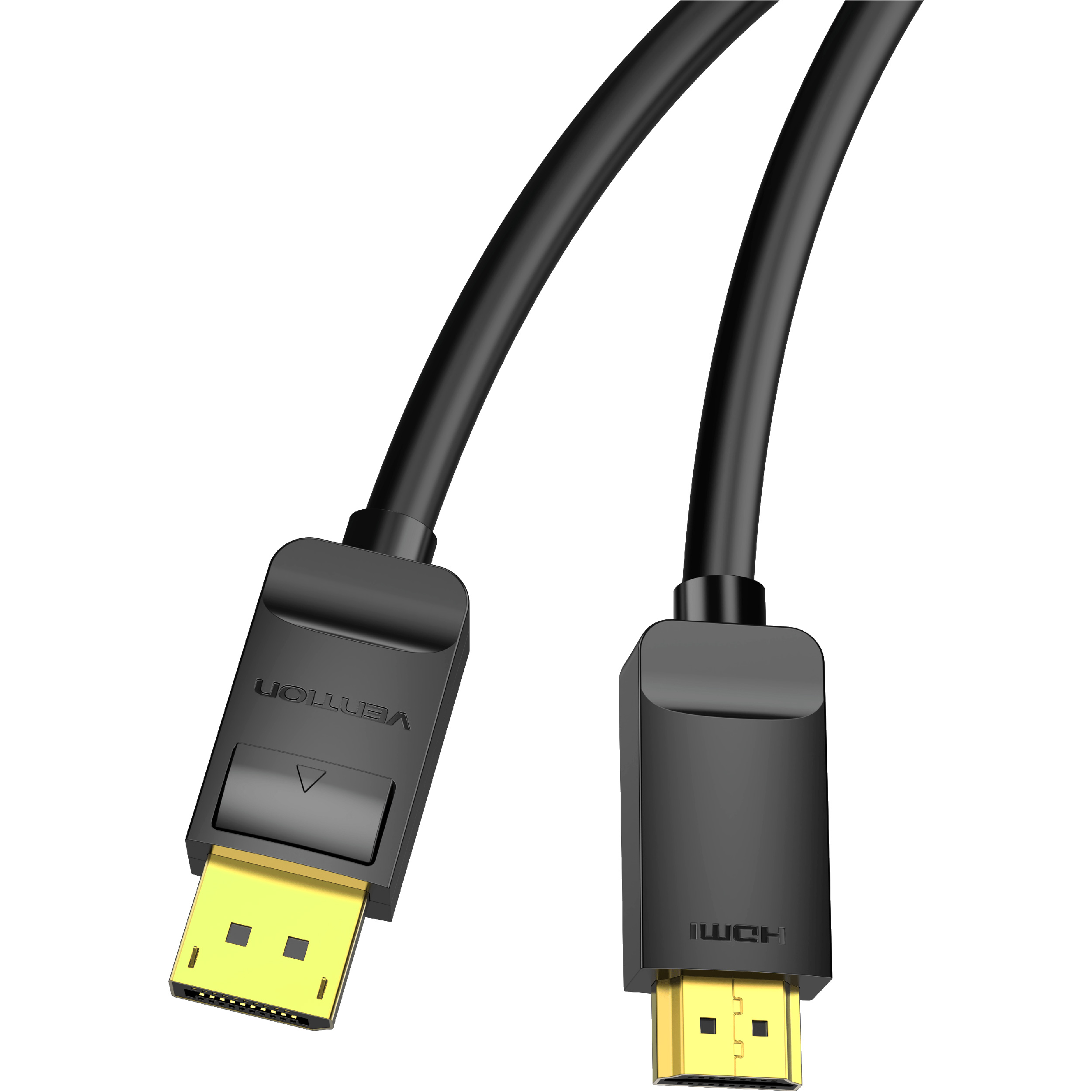 Кабель VENTION DisplayPort to HDMI Cable DisplayPort - HDMI v1.4 2м Black (HADBH)