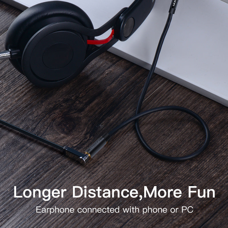 Кабель-удлинитель VENTION 3.5mm Audio Extension Cable mini-jack 3.5mm 10м Black (BHCBL)