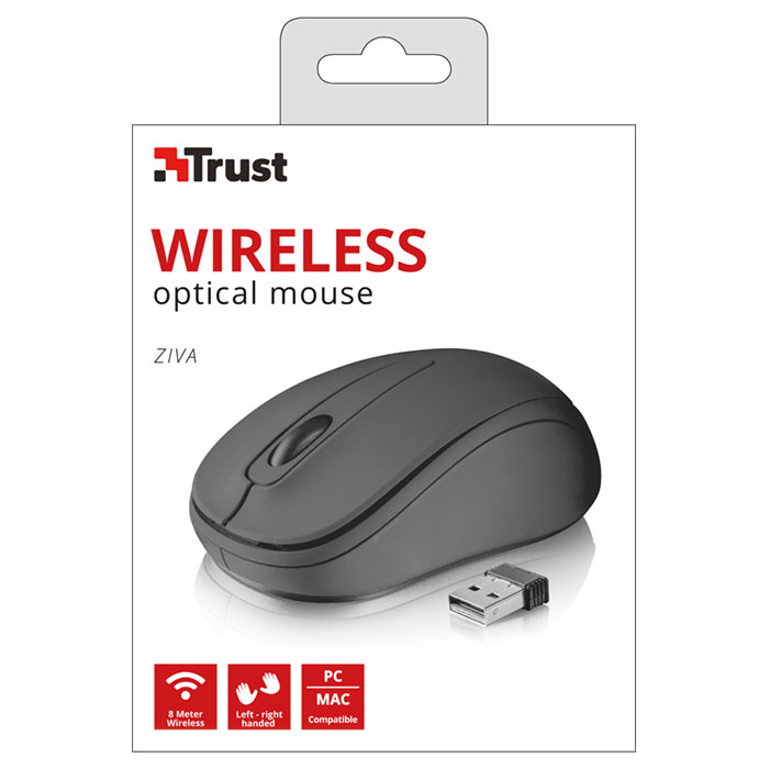 Миша TRUST Ziva Compact Wireless Black (21509)