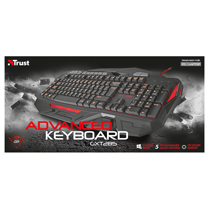 Клавіатура TRUST Gaming GXT 285 Advanced (21201)