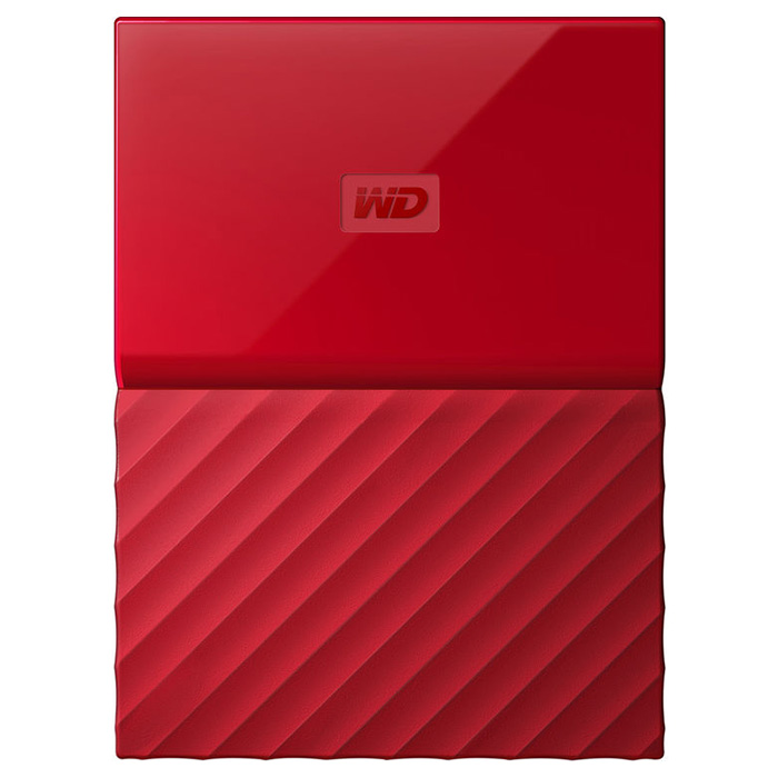 Портативний жорсткий диск WD My Passport 1TB USB3.0 Red (WDBYNN0010BRD-WESN)