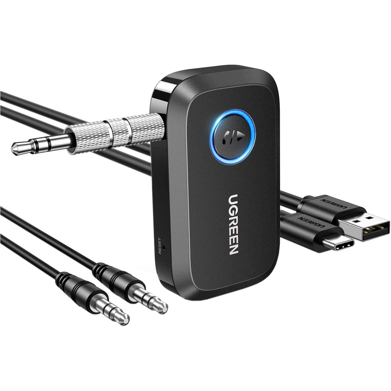 Bluetooth аудіо адаптер UGREEN CM596 Bluetooth 5.3 Car Audio Receiver (90748)