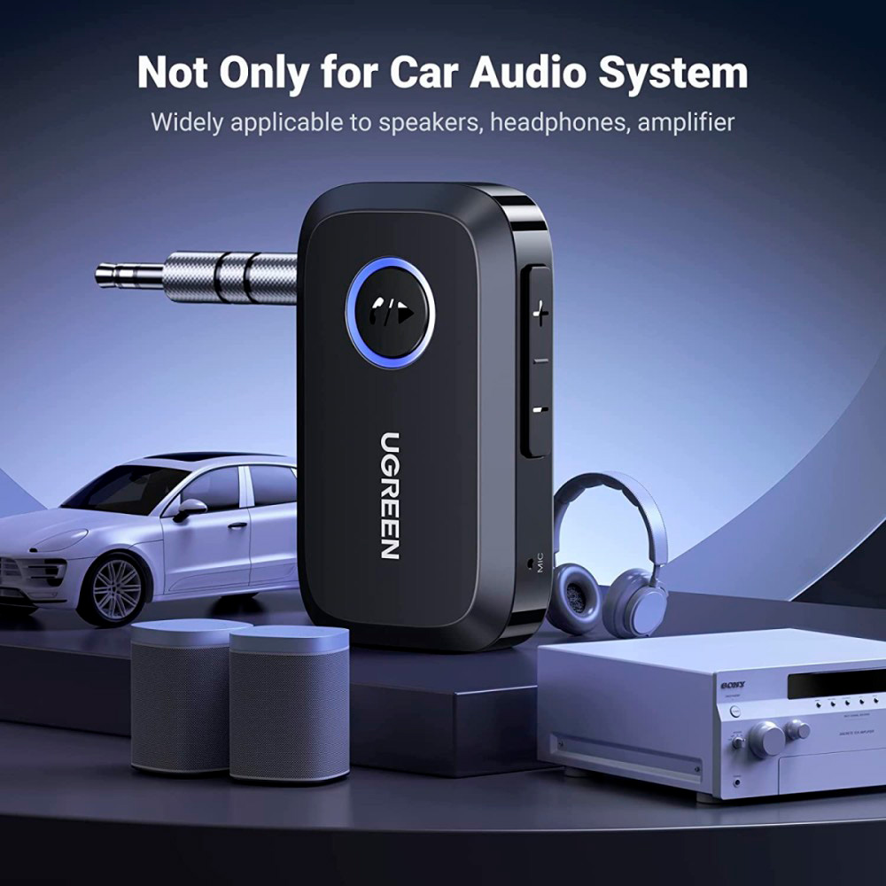 Bluetooth аудіо адаптер UGREEN CM596 Bluetooth 5.3 Car Audio Receiver (90748)
