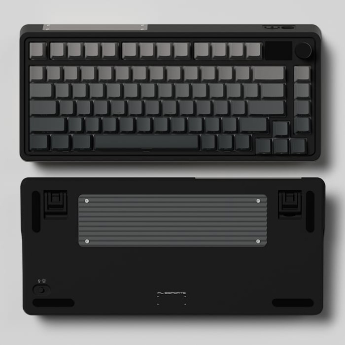 Клавиатура беспроводная FL ESPORTS CMK75 Kailh Box Marshmallow Tactile & Sound Switch Hazy Shade