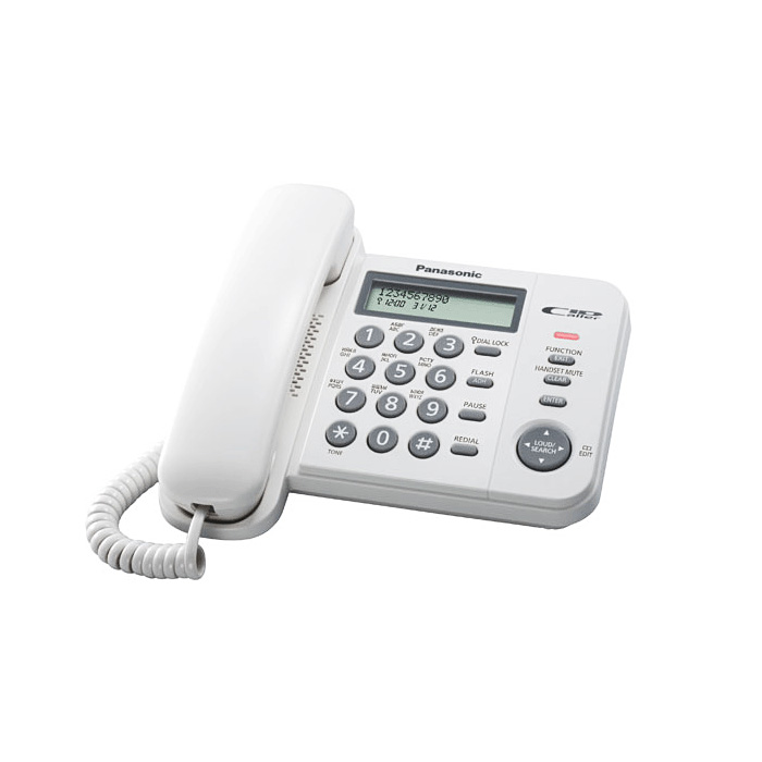 Провідний телефон PANASONIC KX-TS2356 White