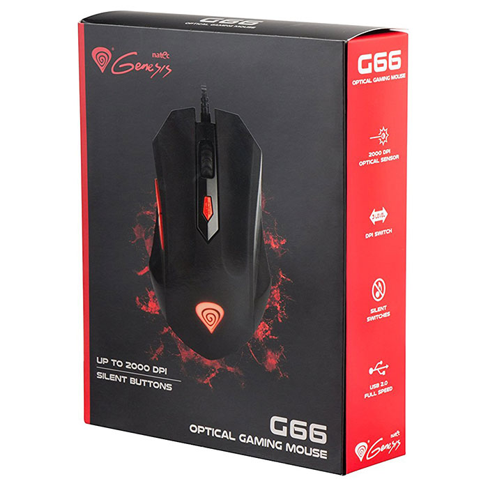 Миша ігрова GENESIS G66