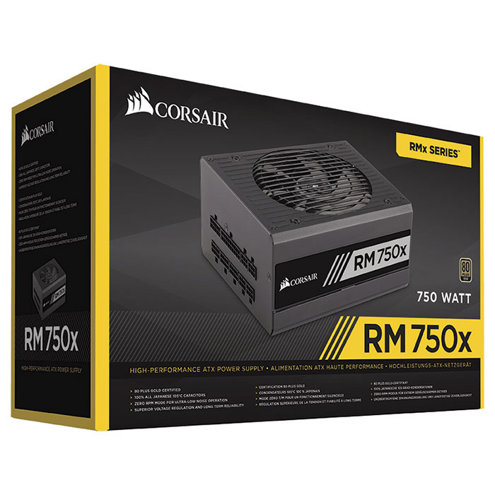 Блок живлення 750W CORSAIR RM750x (CP-9020092-EU)