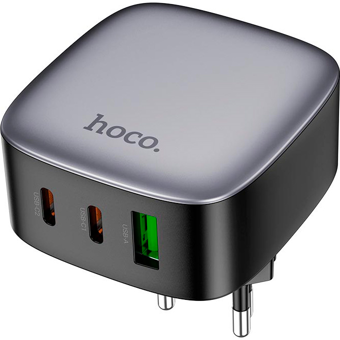 Зарядное устройство HOCO CS33A Amanecer 2xUSB-C, 1xUSB-A, PD30W, QC3.0 Black (6942007617512)