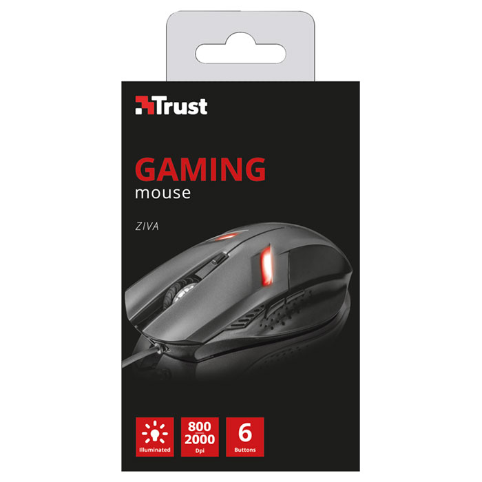 Миша ігрова TRUST Ziva Gaming Black (21512)
