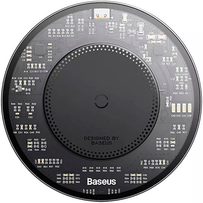 Бездротовий зарядний пристрій BASEUS Simple 2 Wireless Charger 15W Black (CCJJ050001)