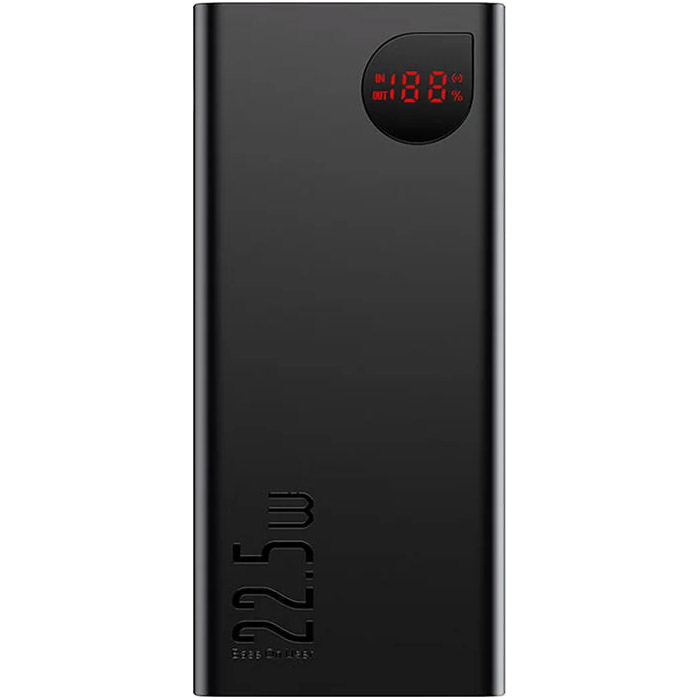 Повербанк BASEUS Adaman Digital Display Fast Charge Power Bank 22.5W 40000mAh (PPAD020101)