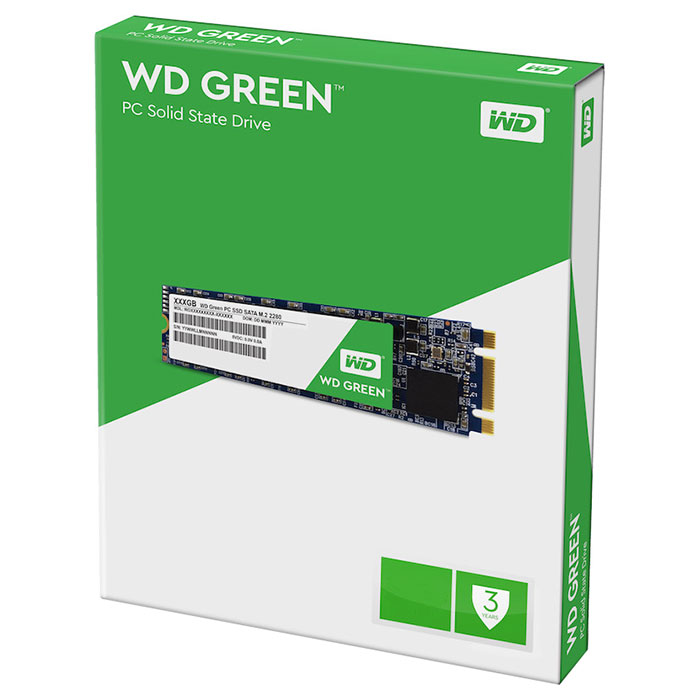 SSD диск WD Green 240GB M.2 SATA (WDS240G1G0B)