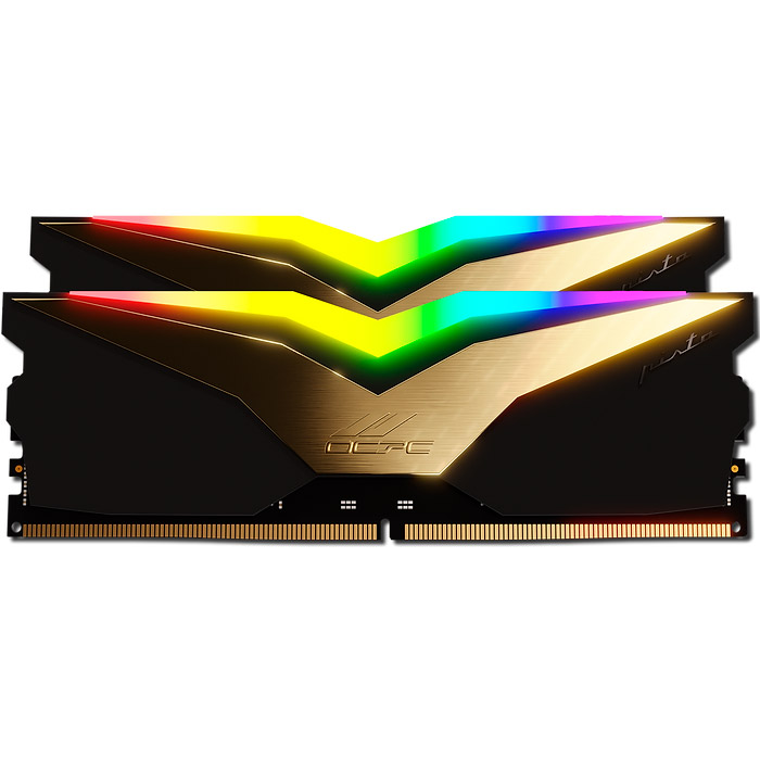 Модуль памяти OCPC Pista Black Label DDR5 7200MHz 32GB Kit 2x16GB (MMPT2K32GD572C40BL)