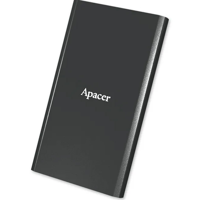 Портативний SSD диск APACER AS723 512GB USB3.2 Gen2x2 Titanium Black (AP512GAS723B-1)