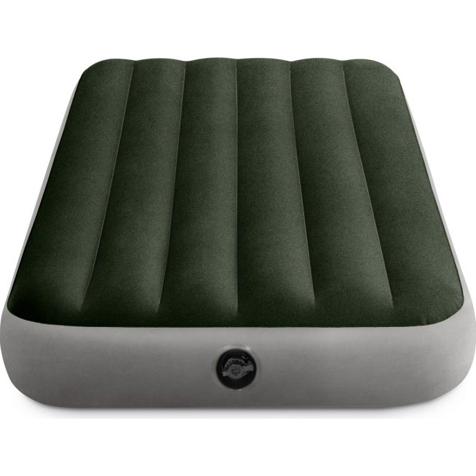 Надувной матрас INTEX Twin Dura-Beam Prestige Airbed with Battery Pump 191x99 Green (64777)