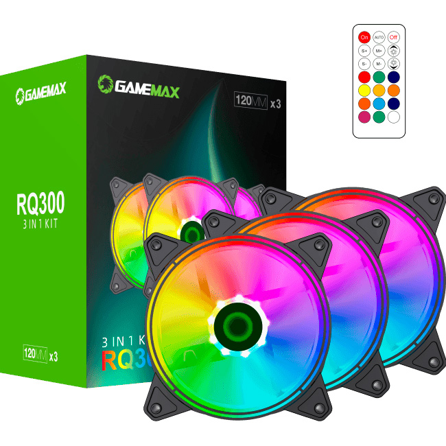 Комплект вентиляторів GAMEMAX RQ300 3-Pack (RQ 300)