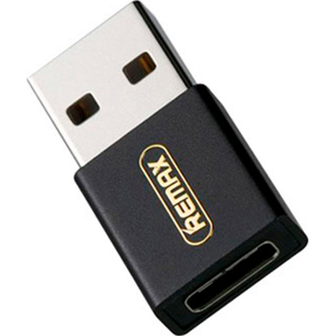 Адаптер REMAX Joymove USB3.0 to Type-C Black (6954851284291)