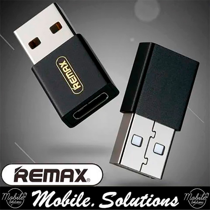 Адаптер REMAX Joymove USB3.0 to Type-C Black (6954851284291)