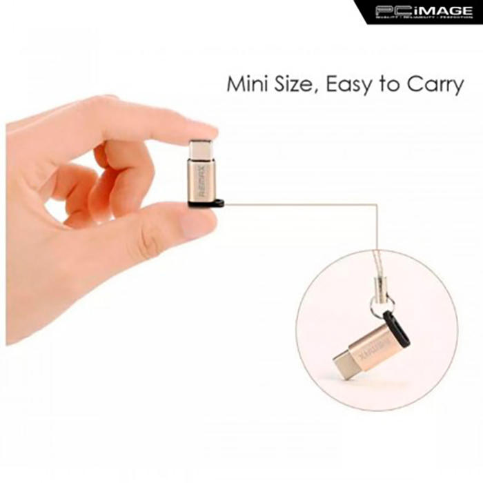 Адаптер REMAX Feliz Micro-USB to Type-C (6954851289807)