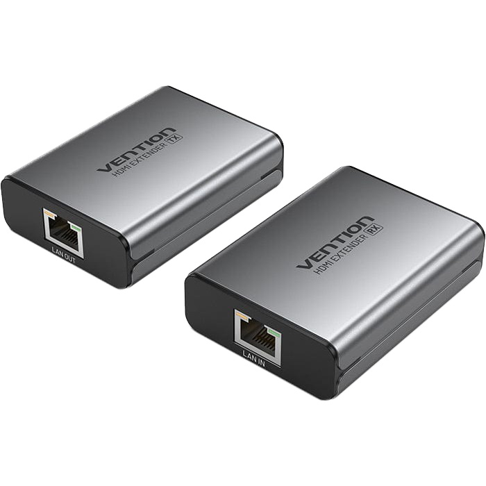 Подовжувач HDMI по крученій парі VENTION HDMI Network Cable Extender v1.4 Gray (AKGH0-EU)