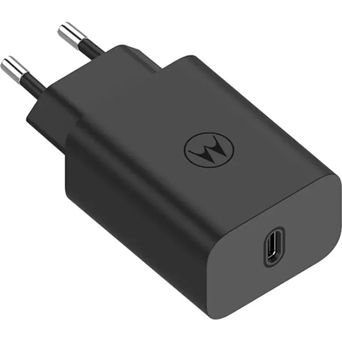 Зарядний пристрій MOTOROLA TurboPower 30 Wall Charger Black w/Type-C to Type-C cable