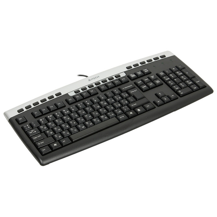 Клавiатура A4TECH KR-86 USB Black/Silver