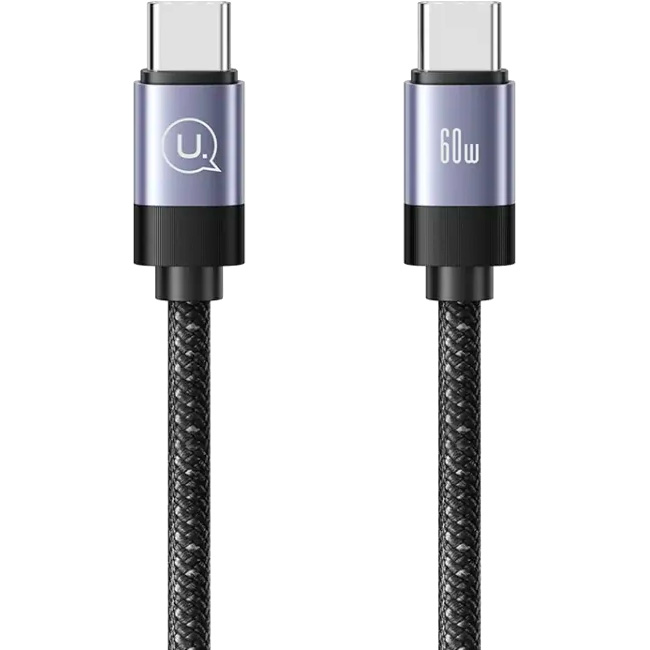 Кабель USAMS US-SJ704 Rui Type-C To Type-C 60W Magnetic Data Cable 1м Tarnish (SJ704USB01)