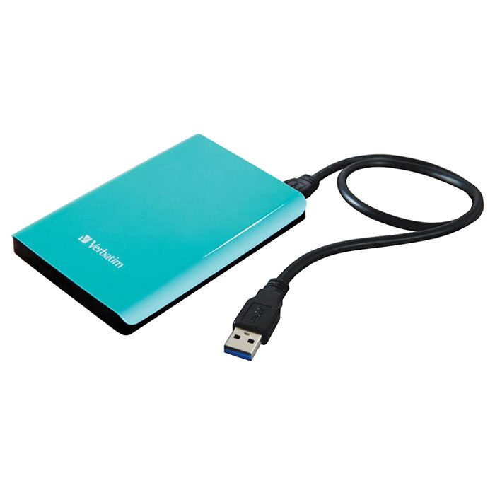 Портативный жёсткий диск VERBATIM Store 'n' Go 500GB USB3.0 Silvertree Green (53171)