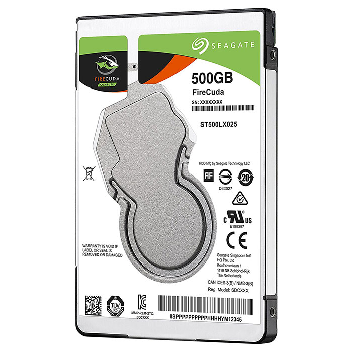 Жёсткий диск 2.5" SEAGATE FireCuda 500GB SATA/128MB (ST500LX025)