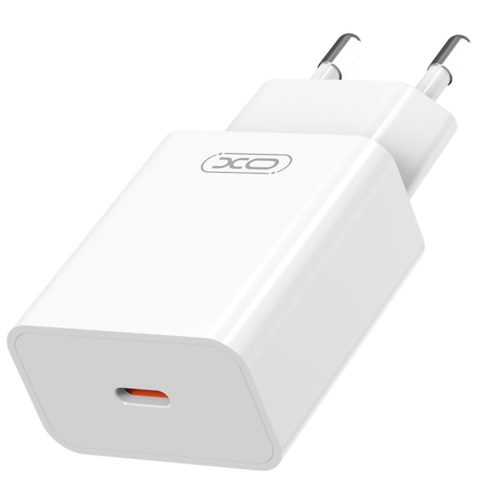 Зарядний пристрій XO L126 1xUSB-C, PD20W White (L126_WHITE)