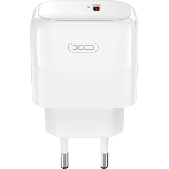 Зарядний пристрій XO L136 1xUSB-C, PD20W White (L136_WHITE)