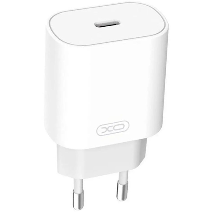 Зарядное устройство XO L91 1xUSB-C, PD25W White (L91-WH)