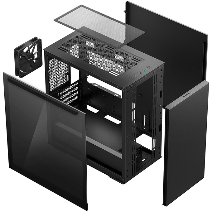 Корпус DEEPCOOL Macube 110 Black (R-MACUBE110-BKNGM1N-G-1)