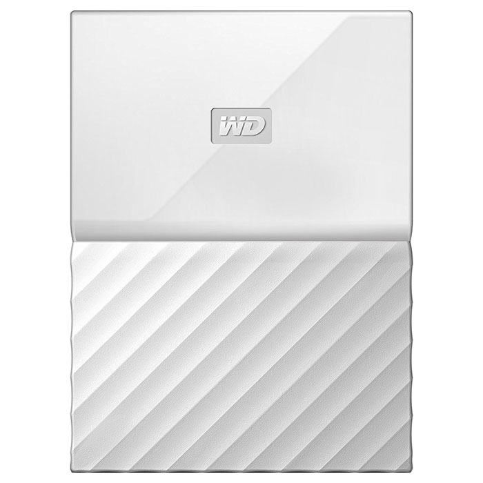 Портативний жорсткий диск WD My Passport 1TB USB3.0 White (WDBYNN0010BWT-WESN)
