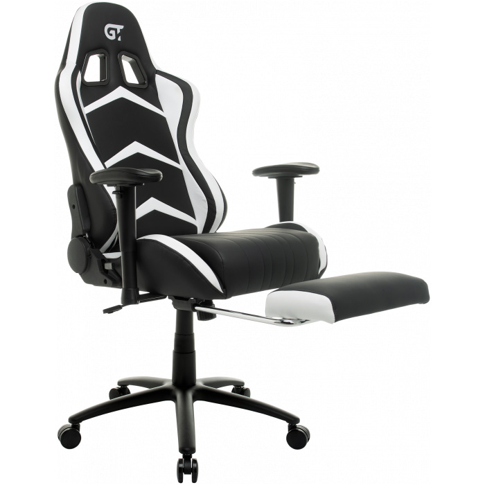 Крісло геймерське GT RACER X-2534-F Black/White