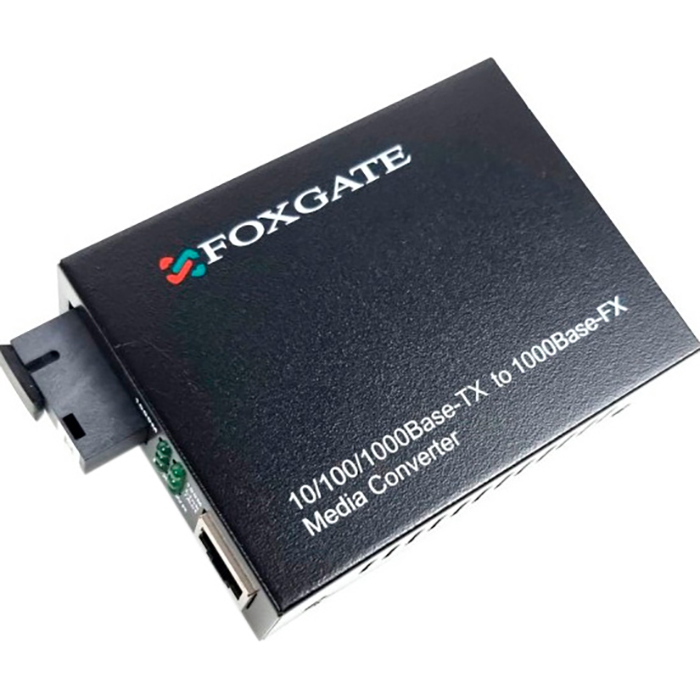 Медиаконвертер FOXGATE EC-Q-1G-1SM-1550NM-20-LFP