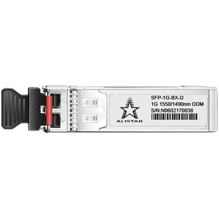 Модуль ALISTAR SFP-1G-BX-D-L120 SFP 1GbE Tx1550/Rx1490 120km DDM SM LC